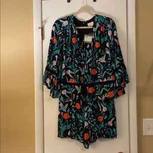 NWT!!! Kate Spade romper 3/4 bell sleeves